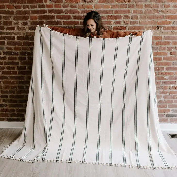 Holy Family Turkish Throw Blanket