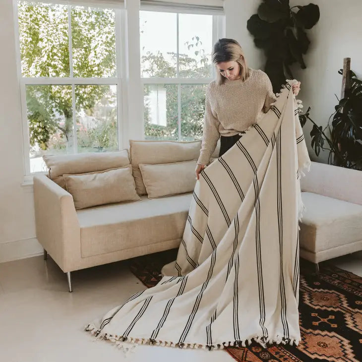 Holy Family Turkish Throw Blanket