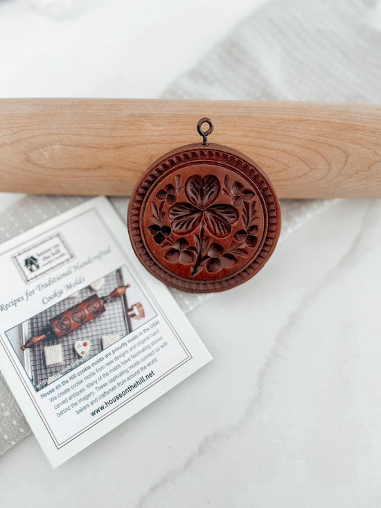 Round Shamrock Cookie Mold