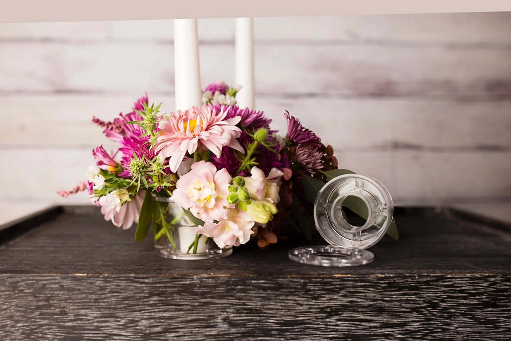Candle Ring Floral Vase Set (2)