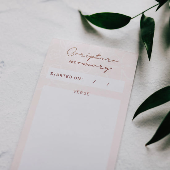 Scripture Memory Notepad