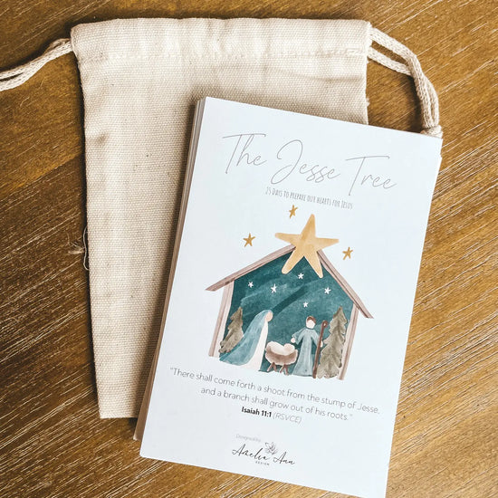 Jesse Tree 25 Cards + Stand