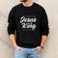 Jesus is King Unisex Organic Sweatshirt