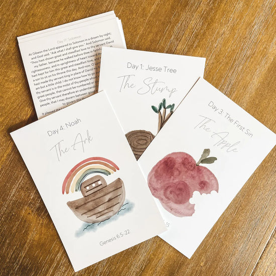 Jesse Tree 25 Cards + Stand