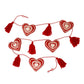 Valentine Red Heart Garland