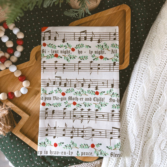 Silent Night Tea Towel
