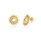 Divine Rays Gold Earrings