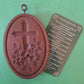 Holy Cross with Flowers Cookie Mold