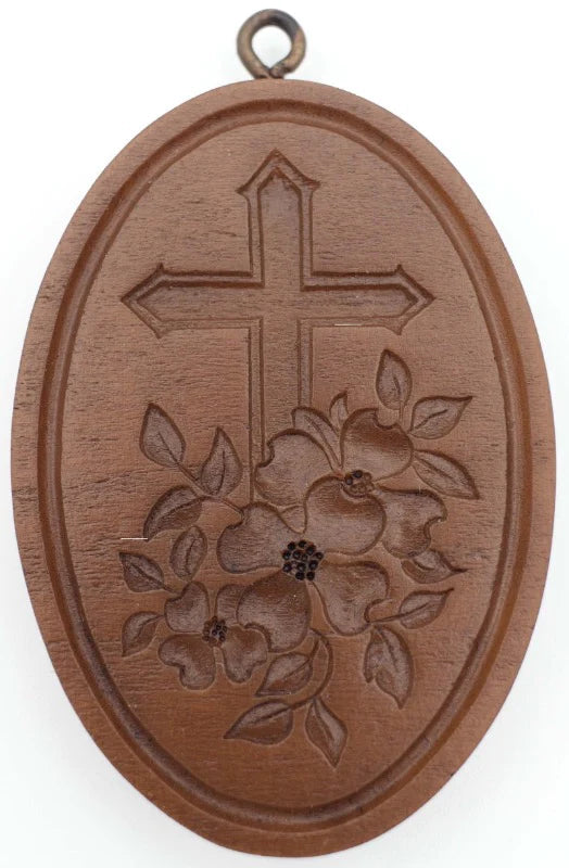 Holy Cross with Flowers Cookie Mold