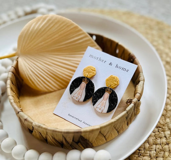 Fatima Round Earrings