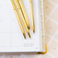 Gold Pen Writing Set