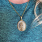 18k Gold Our Lady of Guadalupe Pendant