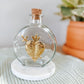 Vintage Holy Water Bottle: Sacred Heart + Host