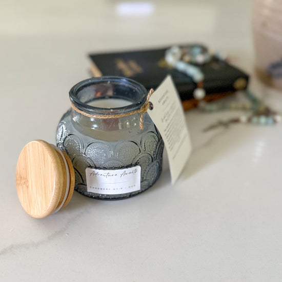 Adventure Awaits Beeswax Candle