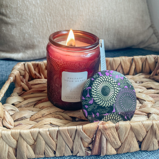 Prepare Your Heart: Para Cor Tuum Beeswax Candle