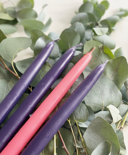 Beeswax Advent Taper Candles (12 inch)