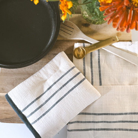 French Full Apron & Oven Mitt