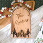 Custom Family Nativity Wooden Christmas Ornament