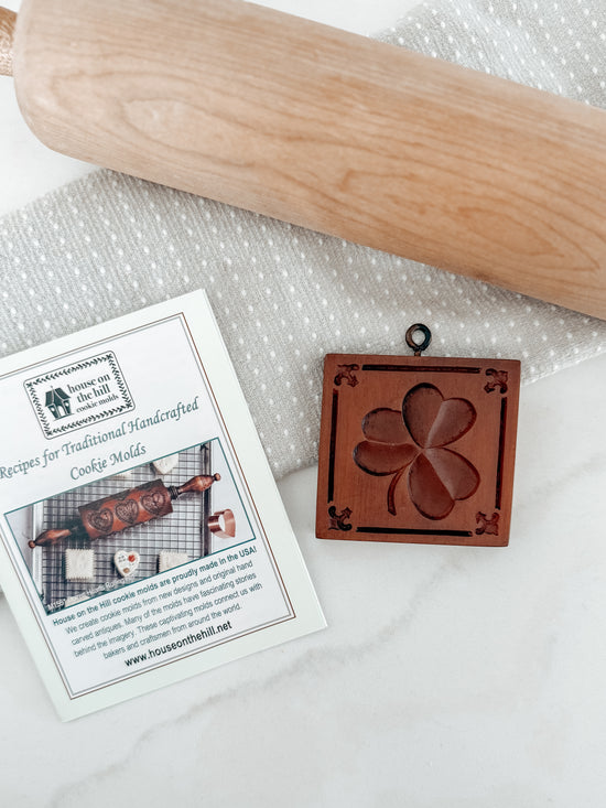 Square Shamrock Cookie Mold