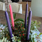 Beeswax Advent Taper Candles (12 inch)