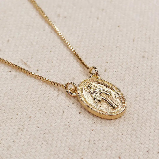 Miraculous Medal Pendant + Necklace