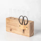 Wooden Plant Propagation Stand + Forged Vintage Scissors