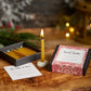 "Secret Santa" Candles + Holder Gift Set