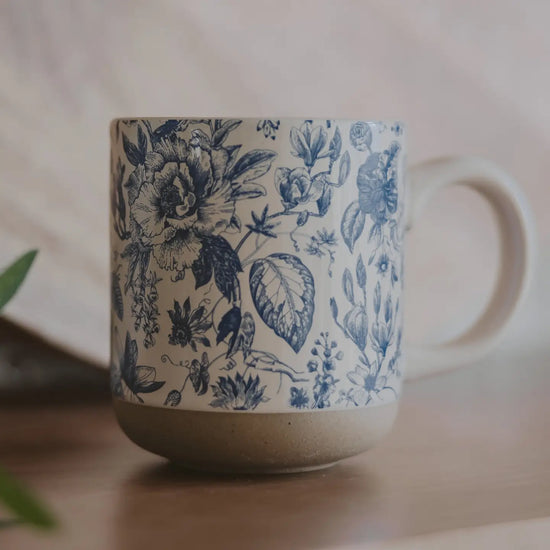 Blue Delft Stoneware Mug
