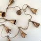 Rustic Brass Bell Jute Holiday Garland