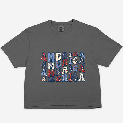 Americana Boxy Tee