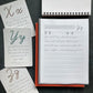 Cursive ABC Scripture Memorization Cards + Workbook Bundle