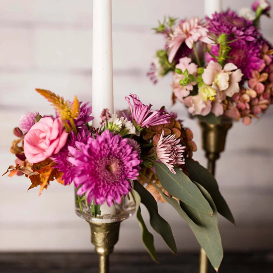 Candle Ring Floral Vase Set (2)