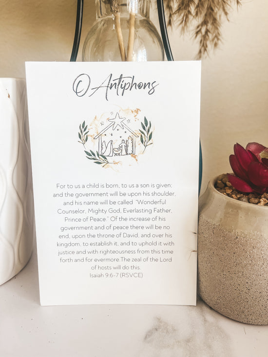 O Antiphons Cards + Stand