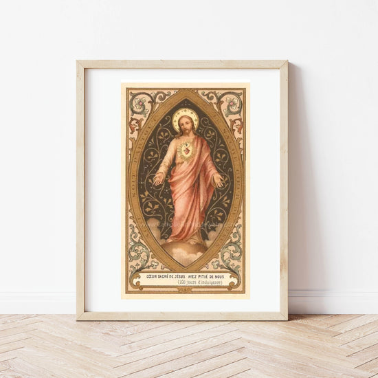 Sacred Heart of Jesus French Print (5x7)