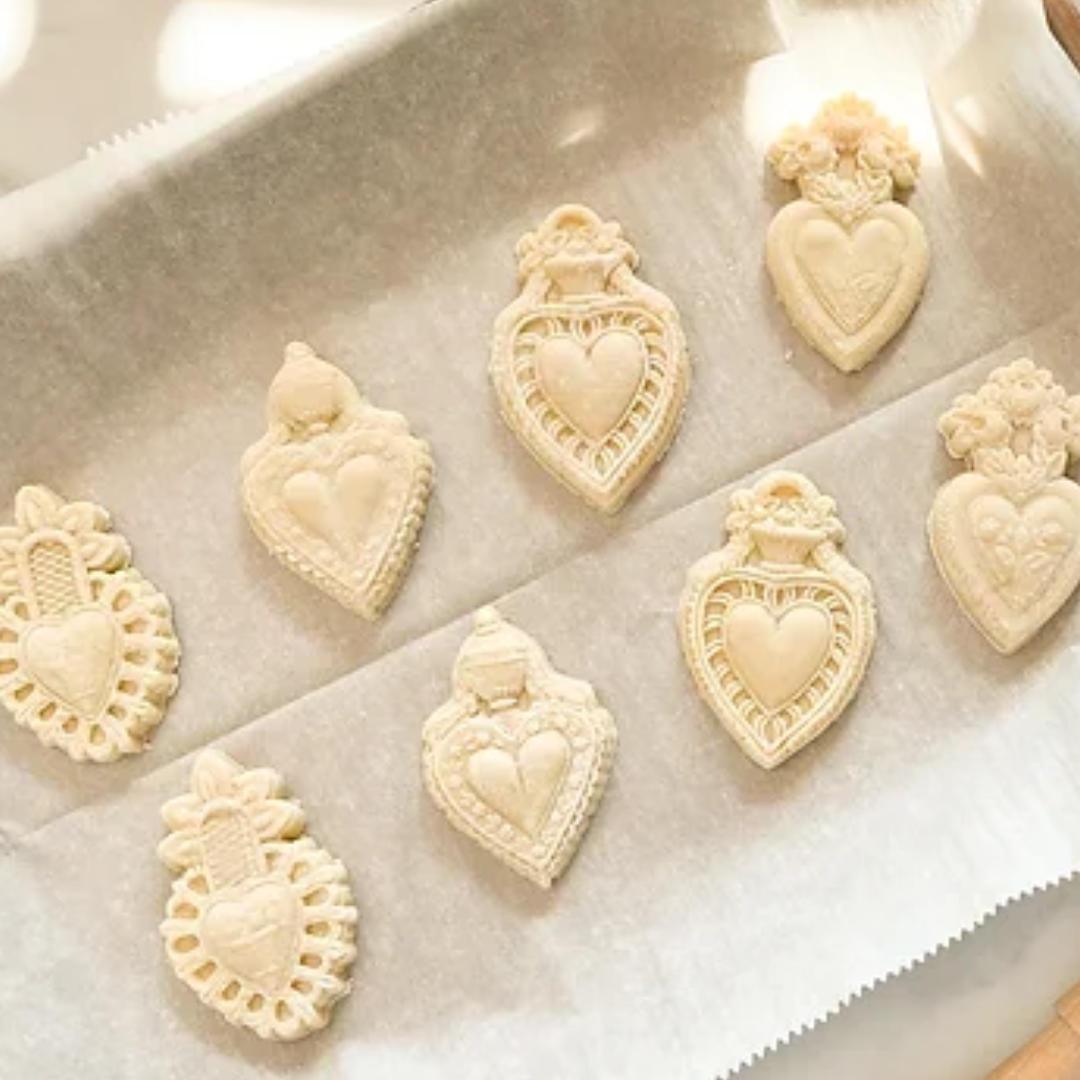 Heart shop cookie mold