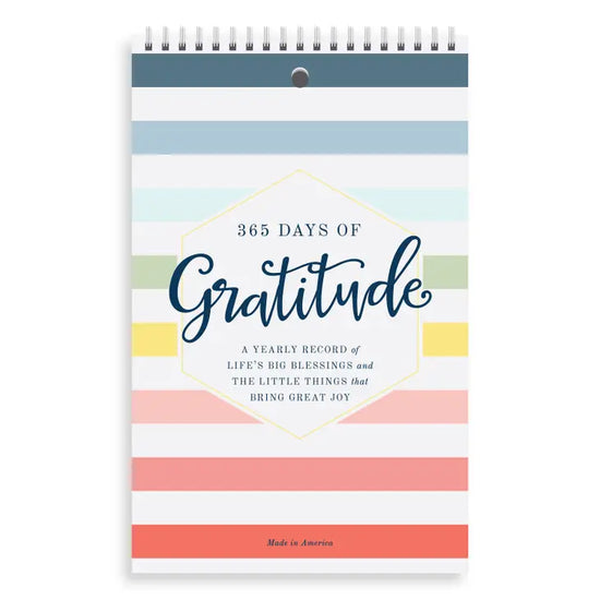 365 Days of Gratitude Journal: Joyful Stripes